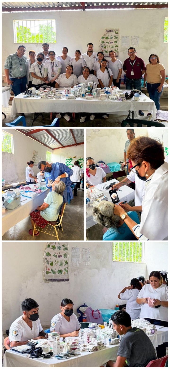LLEVAN ACABO JORNADA DE SALUD INTEGRAL EN LA COMUNIDAD DE ARROYO FLORIDO