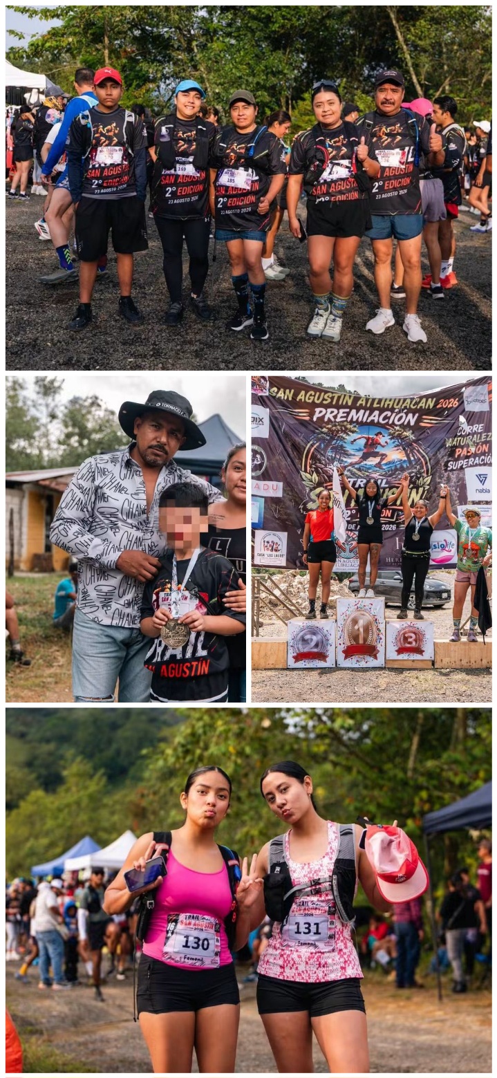 San Agustín fomenta el deporte en Xicotepec con segunda edición de trail.