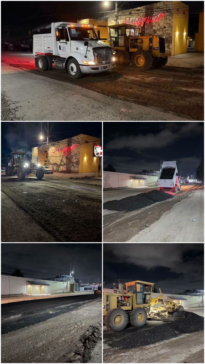 REALIZAN MANTENIMIENTO EN LA CARRETERA GENISA-SANTIAGO