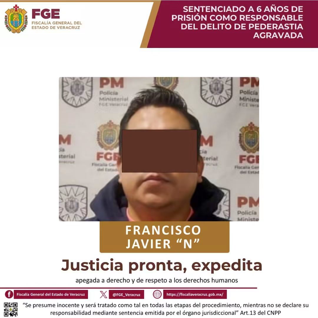 𝗖𝗼𝗻𝗱𝗲𝗻𝗮𝗻 𝗮 𝟲 𝗮𝗻𝗼𝘀 𝗱𝗲 𝗽𝗿𝗶𝘀𝗶𝗼𝗻 𝗮 𝗿𝗲𝘀𝗽𝗼𝗻𝘀𝗮𝗯𝗹𝗲 𝗱𝗲 𝗽𝗲𝗱𝗲𝗿𝗮𝘀𝘁𝗶𝗮 𝗮𝗴𝗿𝗮𝘃𝗮𝗱𝗮 𝗲𝗻 𝗖𝗼𝗮𝘁𝗲𝗽𝗲𝗰