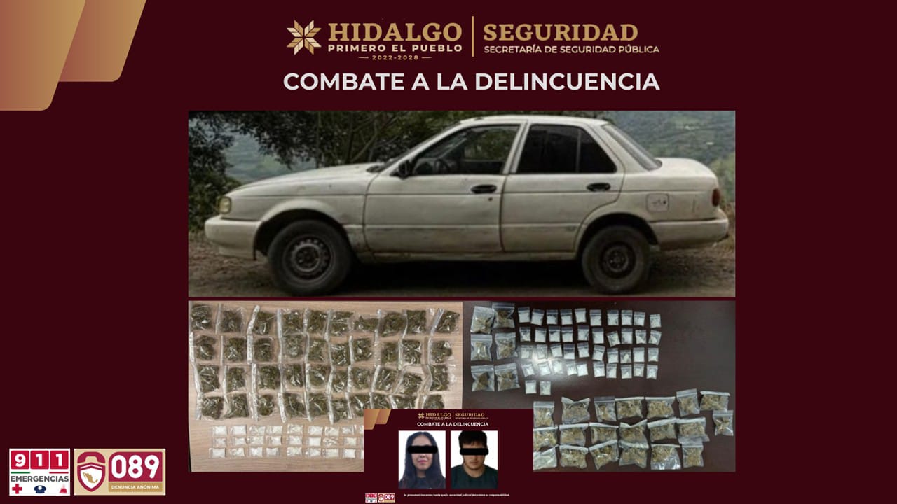 SSPH mantiene firme combate contra el narcomenudeo